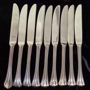 Dansk Polished Stainless Steel Dinner Knife Set - "Scalloped"